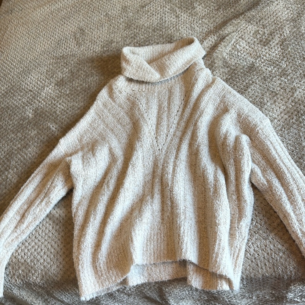 Cozy Cream Turtleneck Sweater